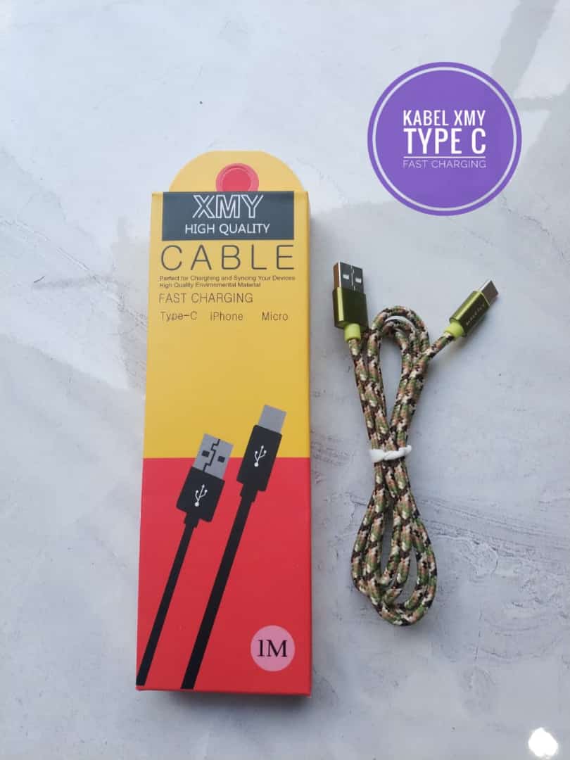 KABEL DATA XMY TYPE C TALI SEPATU (KARDUS)